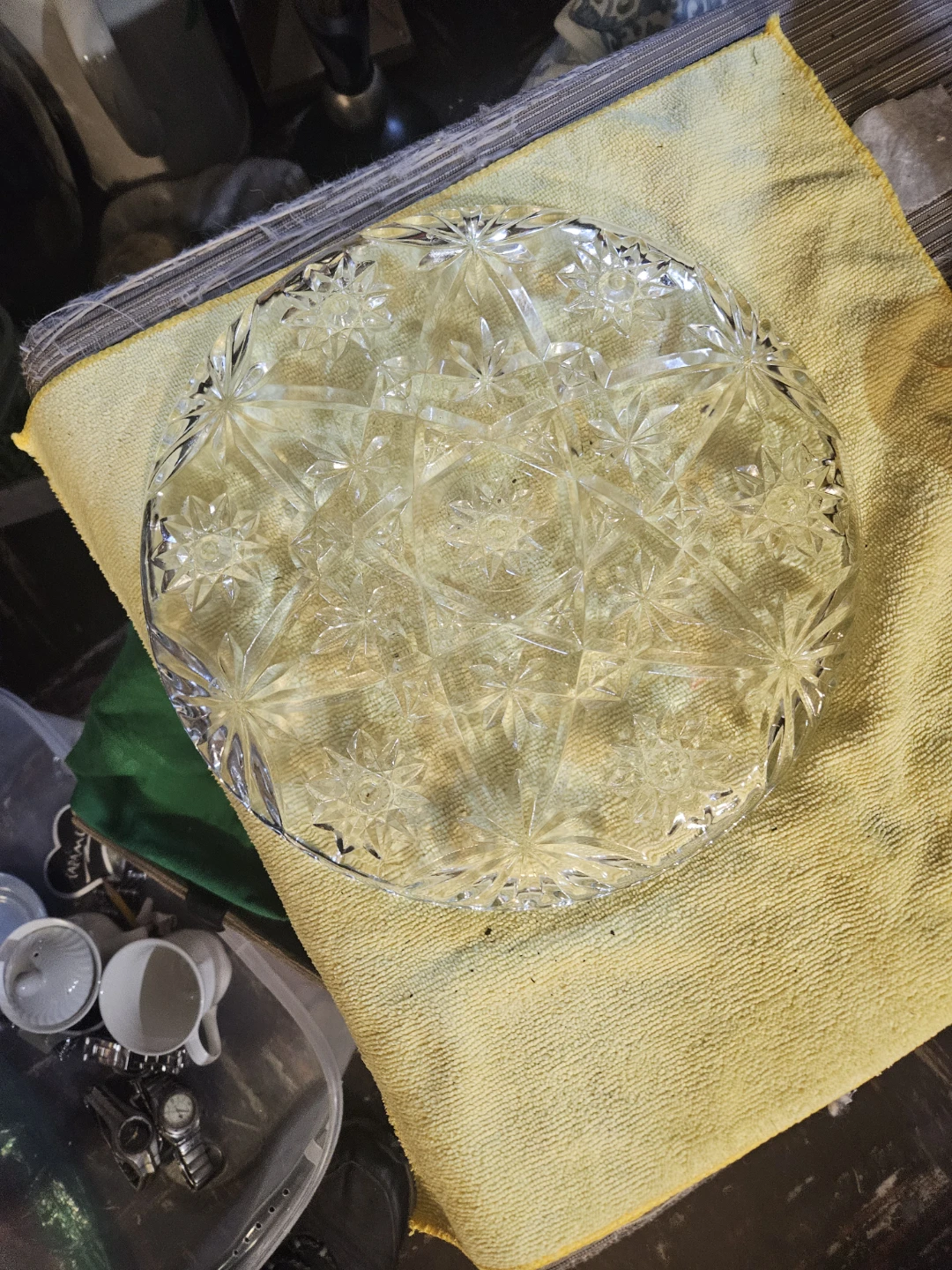 Crystal Glass Serving Platter - photo 4