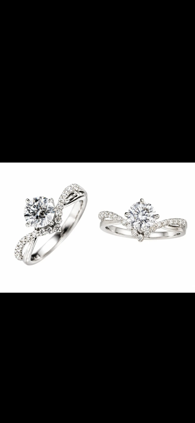 Lab Diamond S925 Engagement Ring in size 7 or 8