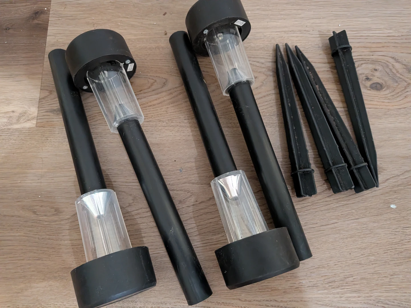 Set of 4 Solar Pathway Lights