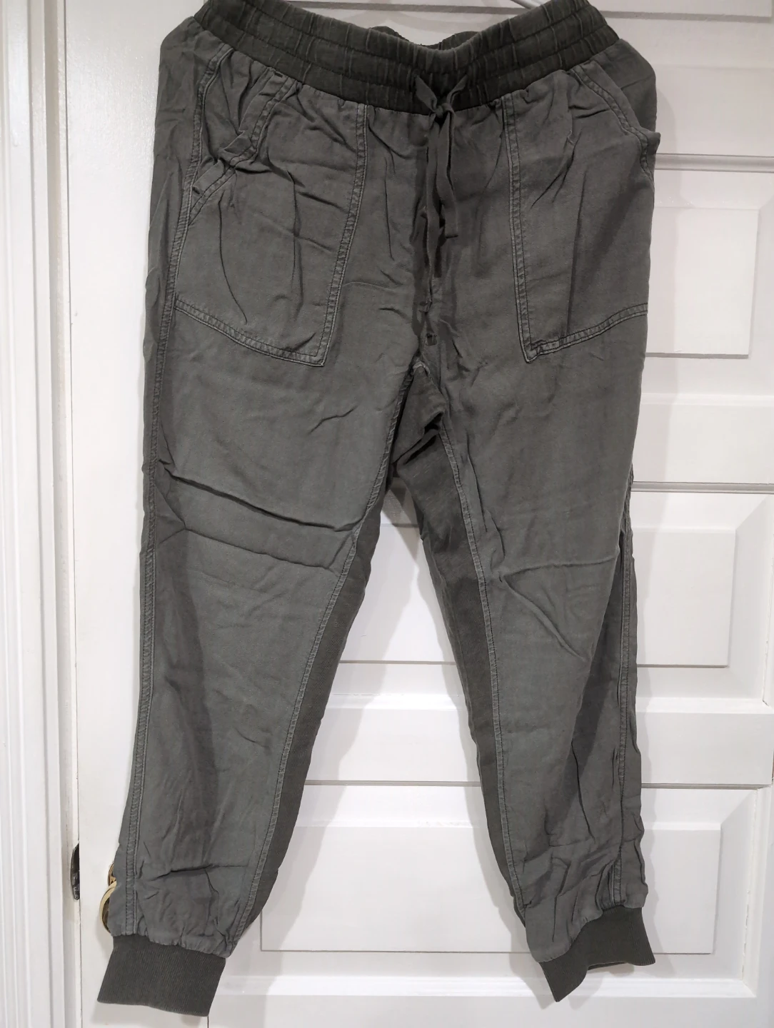 Dark grey jogger pants