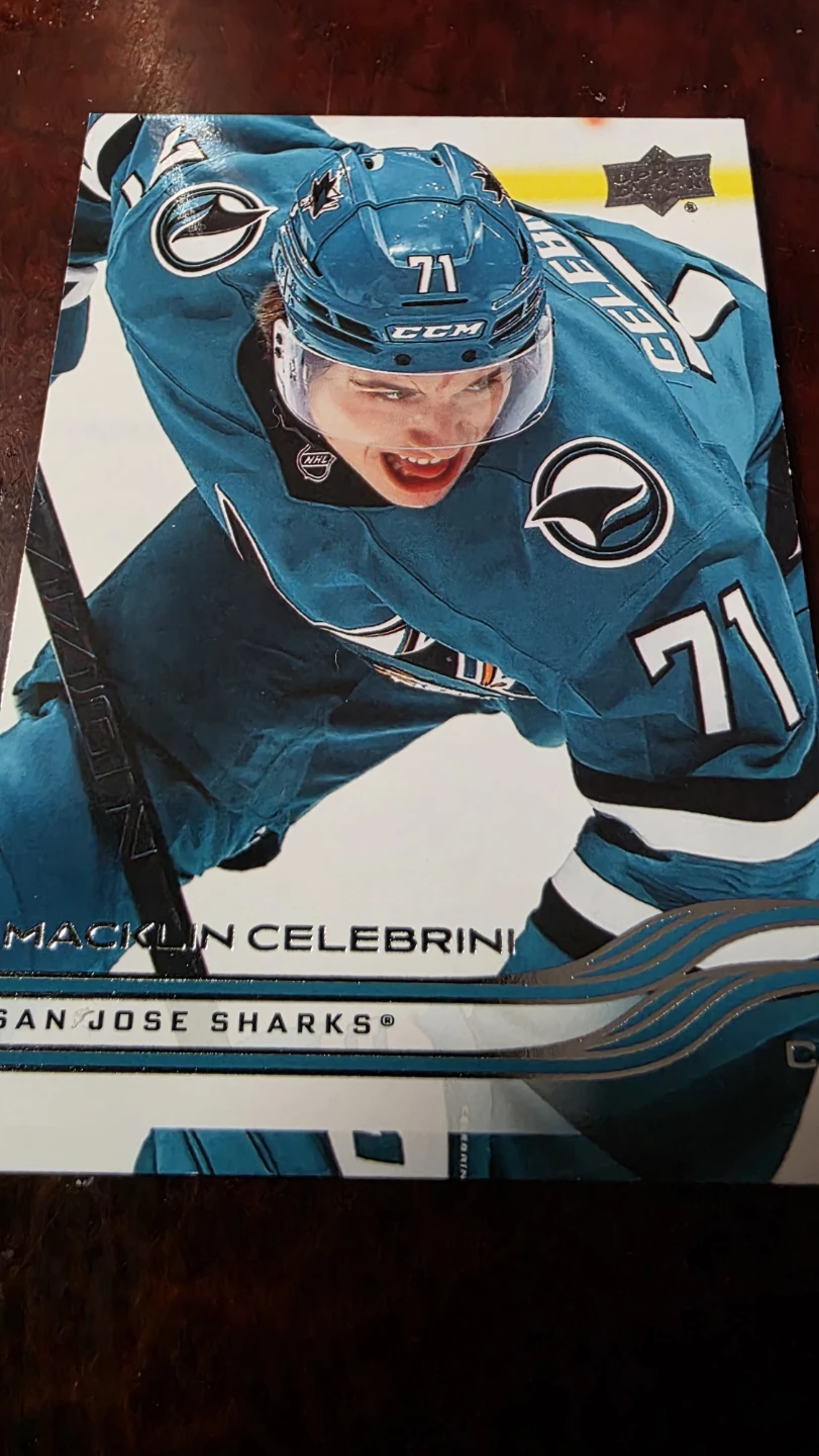 Macklin Celebrini 2025-26 Upper Deck Series 1 Hockey Card