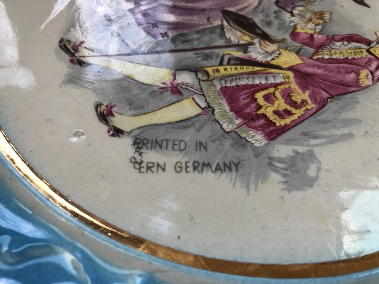 Vintage Decorative Ceramic semi-Bowl & Plates Set - photo 4