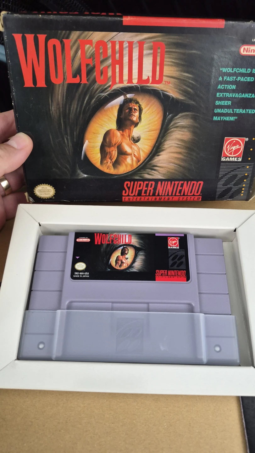 Wolfchild Super Nintendo Entertainment System Game