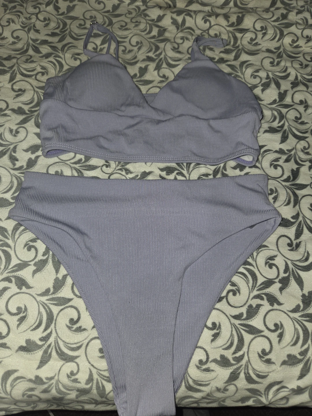 Ribbed High-Waisted Bikini