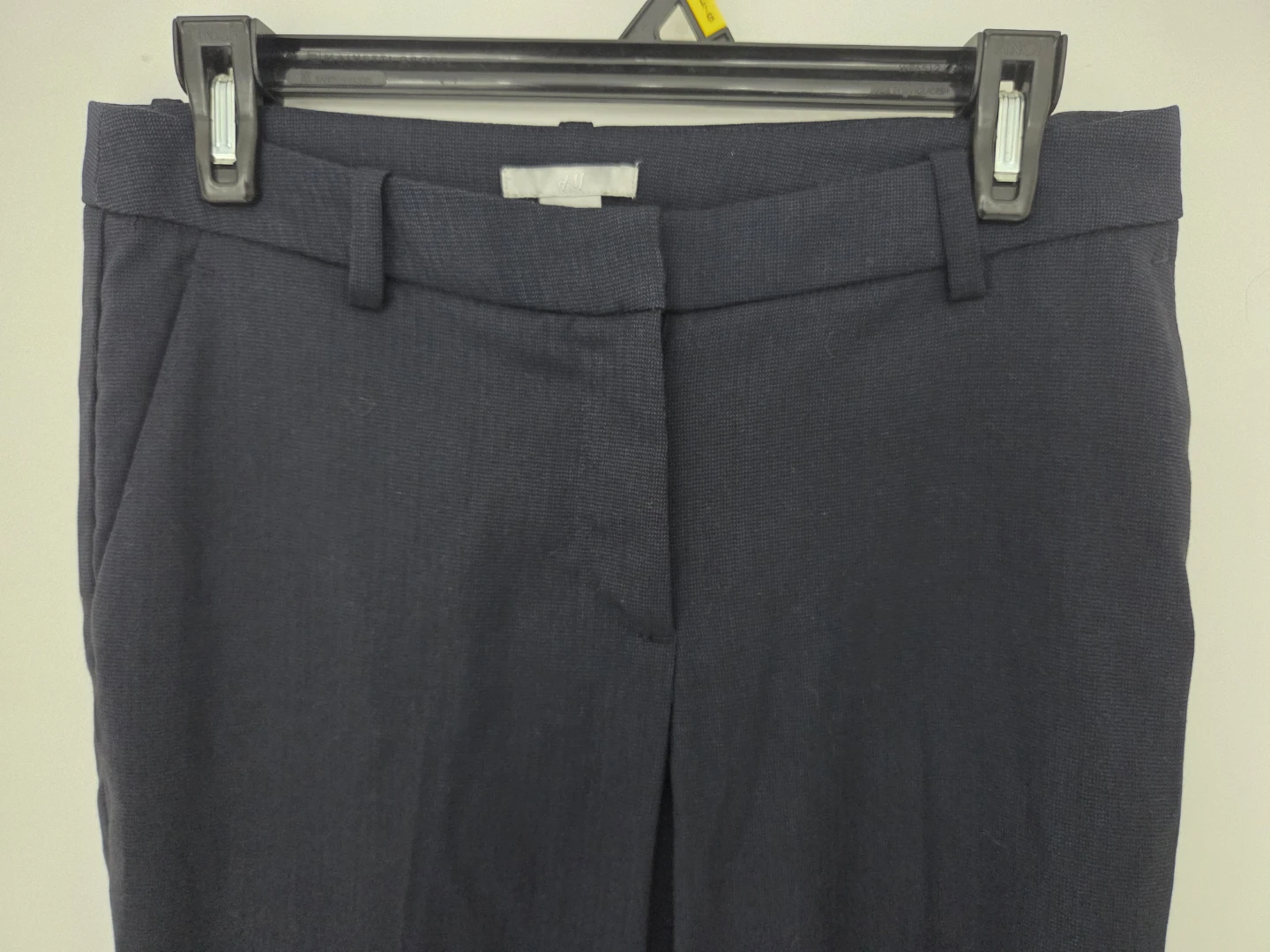 H&M Women's Navy Slim Fit Trousers Size 6 - photo 2