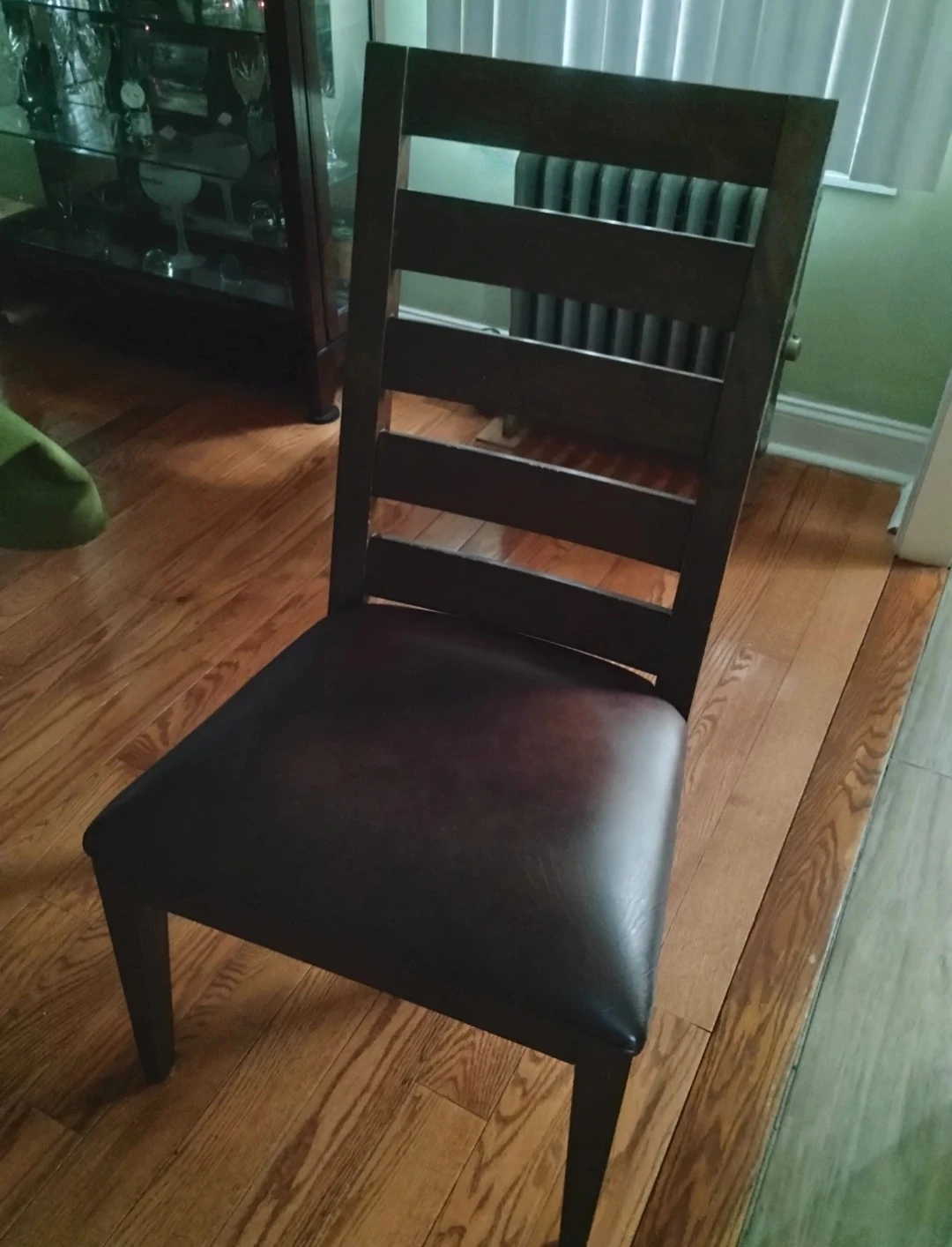 Wooden Dining Set with Padded Seat Chairs - photo 2