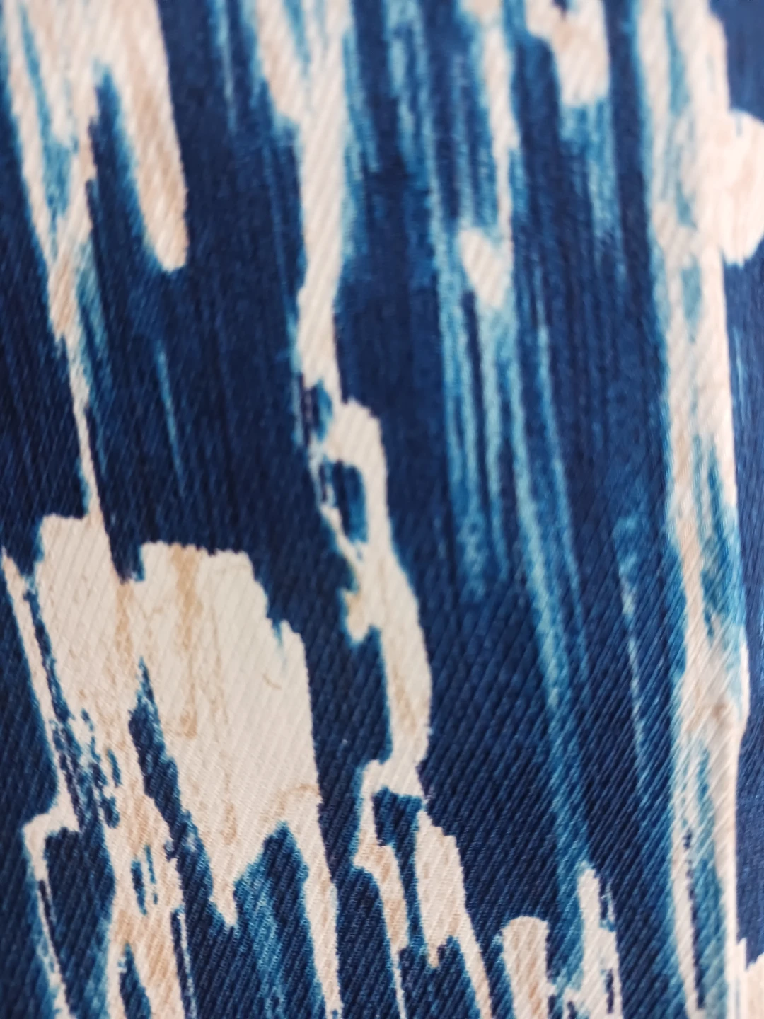 Blue and White Patterned Pants - photo 2