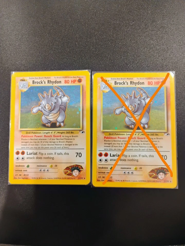 Brock's Rhydon 2/132 - Pokemon Cards - photo 2