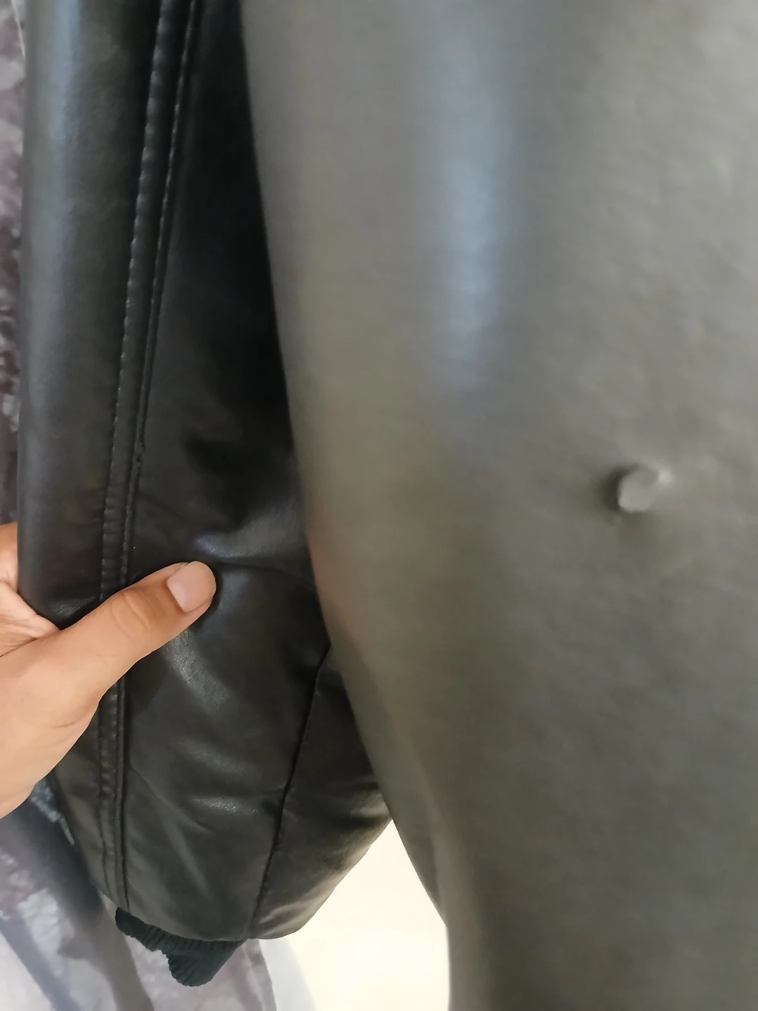 Men's Genuine Leather Valentino retro 80s style varsity jacket - photo 3