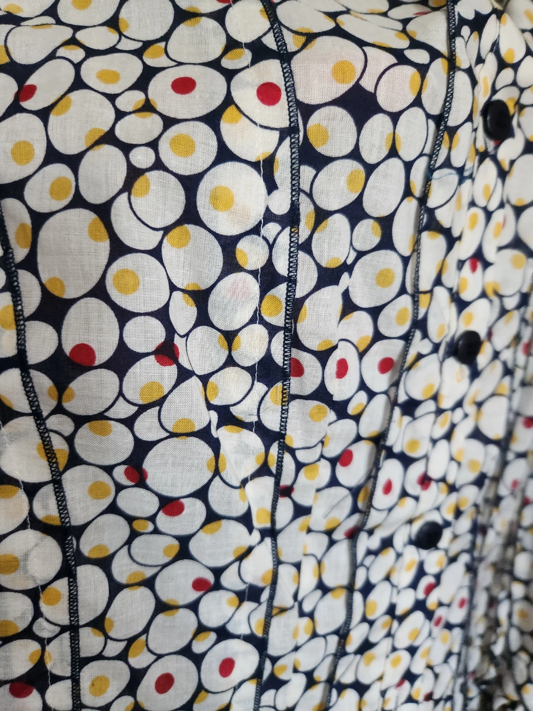 Pretty Sleeveless Polka Dot Button Up Blouse - photo 3