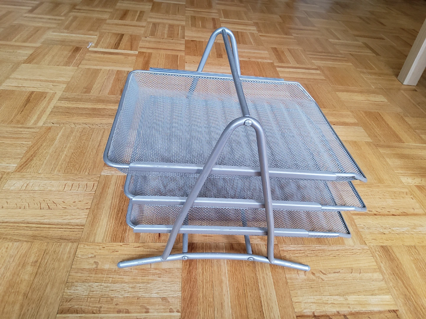 Silver Metal Mesh Letter Sorter - photo 4