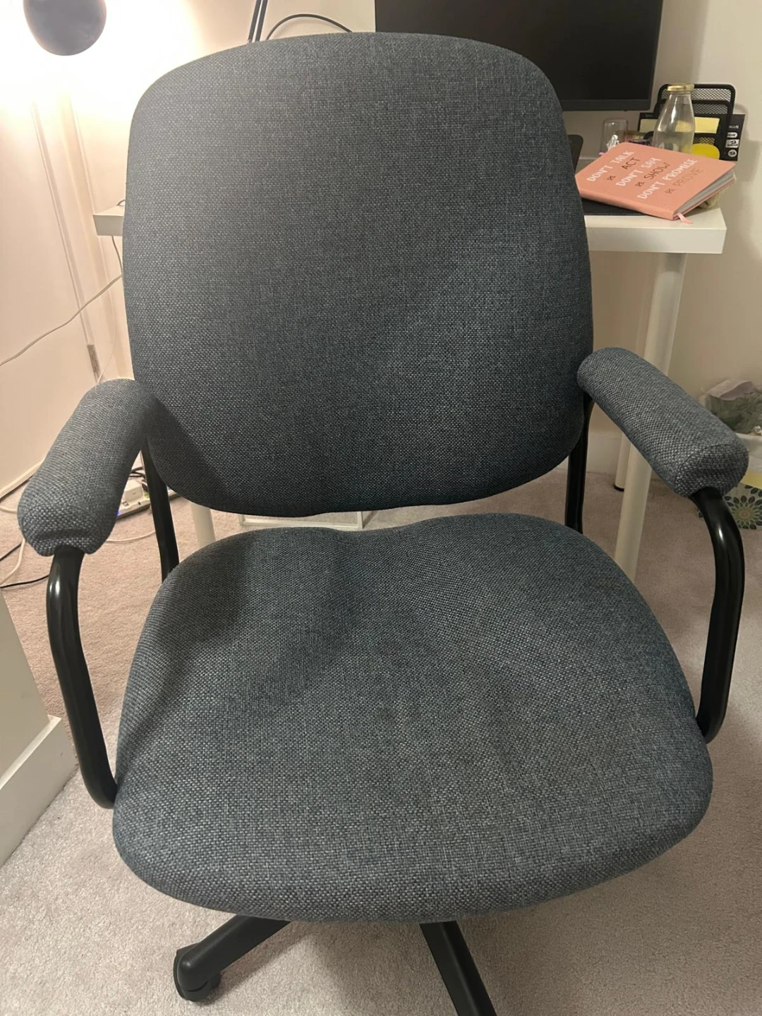 Greyish Blue Office Chair - photo 4