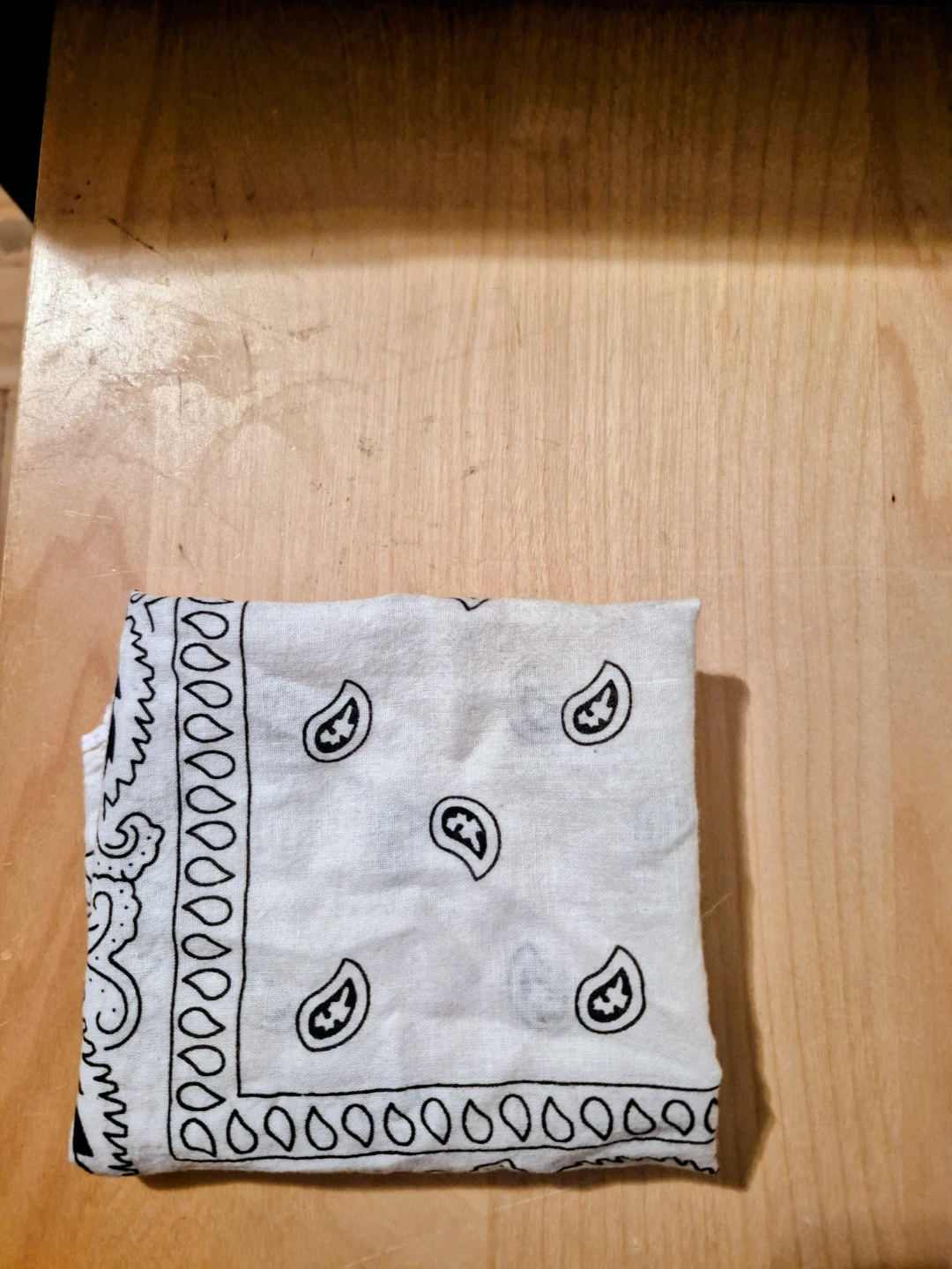 White Paisley Bandana - photo 3