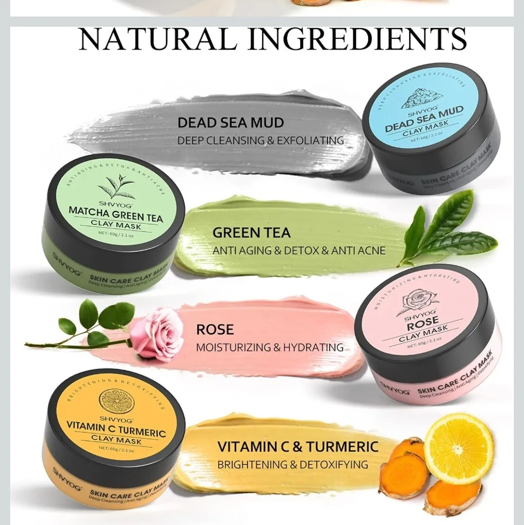 4Pcs Face Mask Set -Skin Care Mask - photo 3