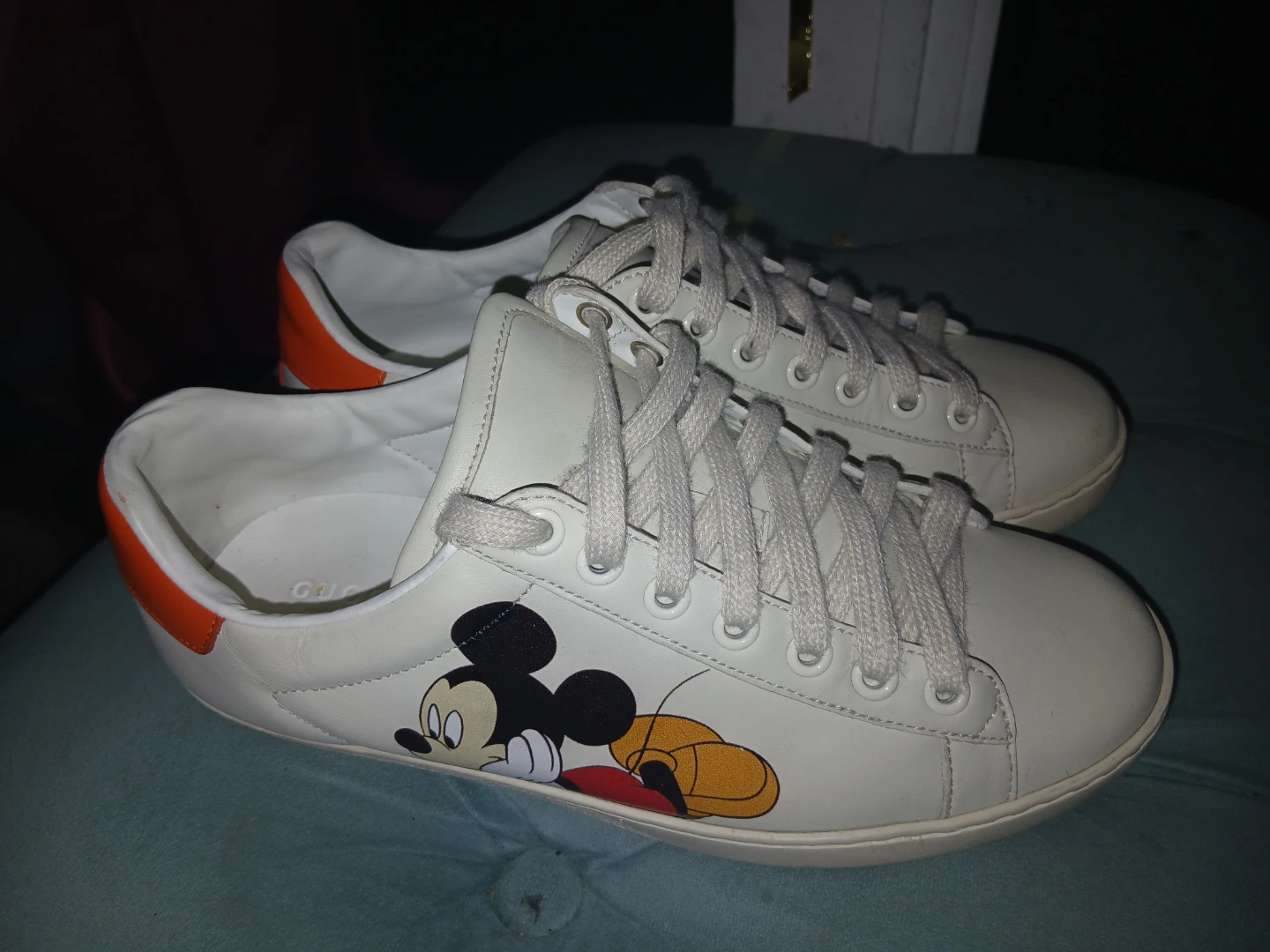 Gucci Mickey Mouse Sneakers Size 38 - photo 5