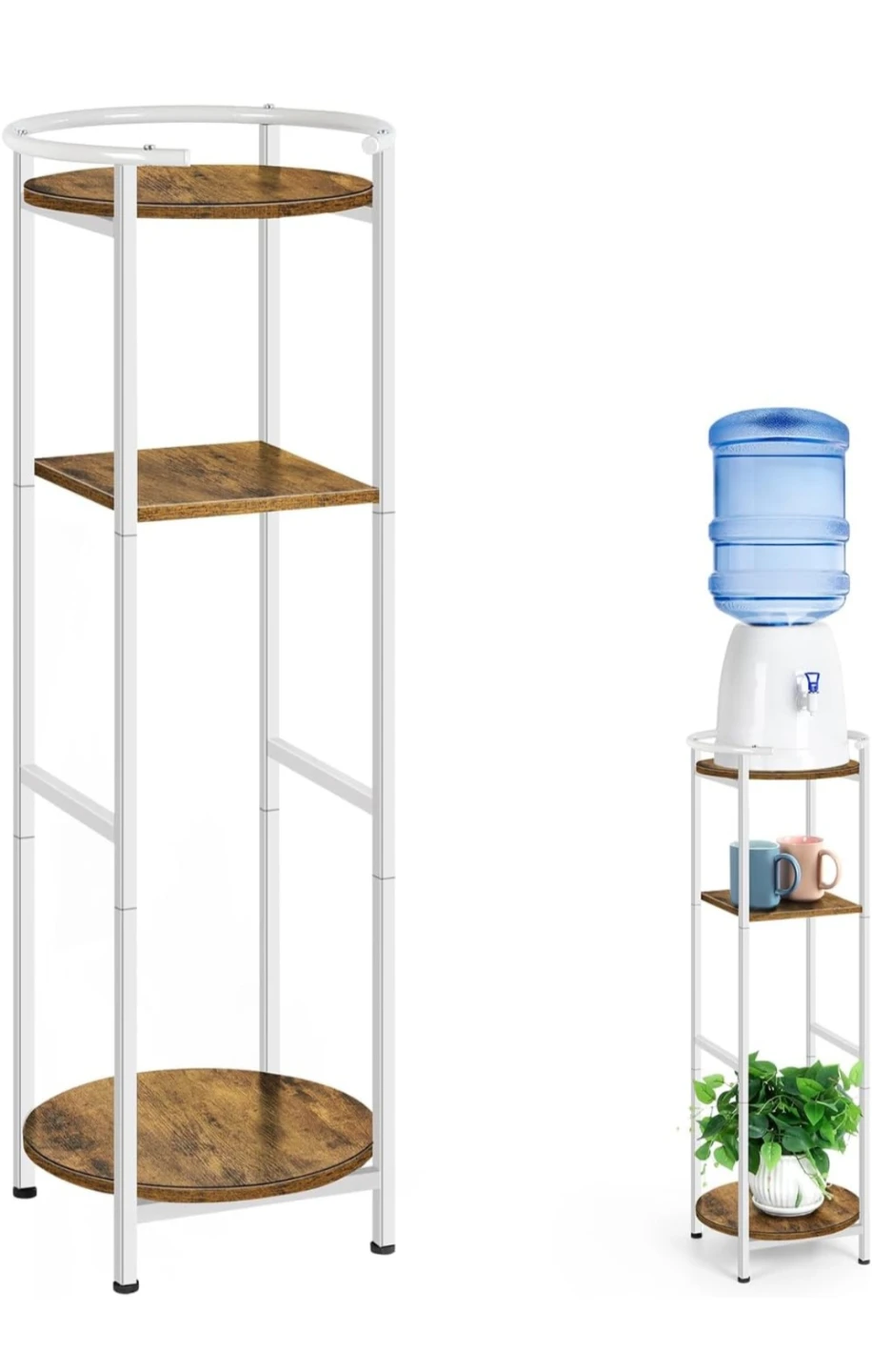3-Tier Metal and Wood Storage Shelf/Stand