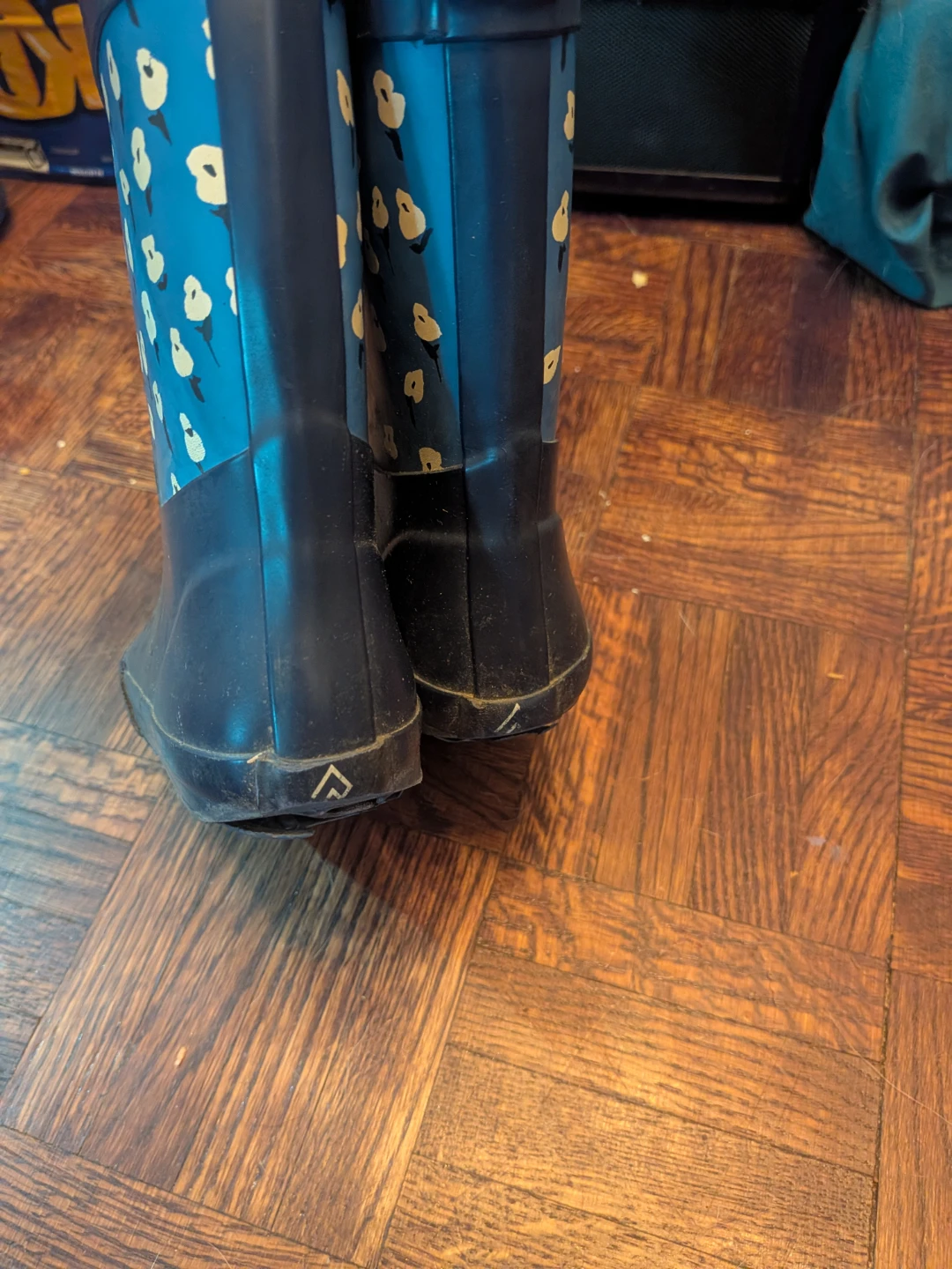Joules Blue Floral Rain Boots - photo 3