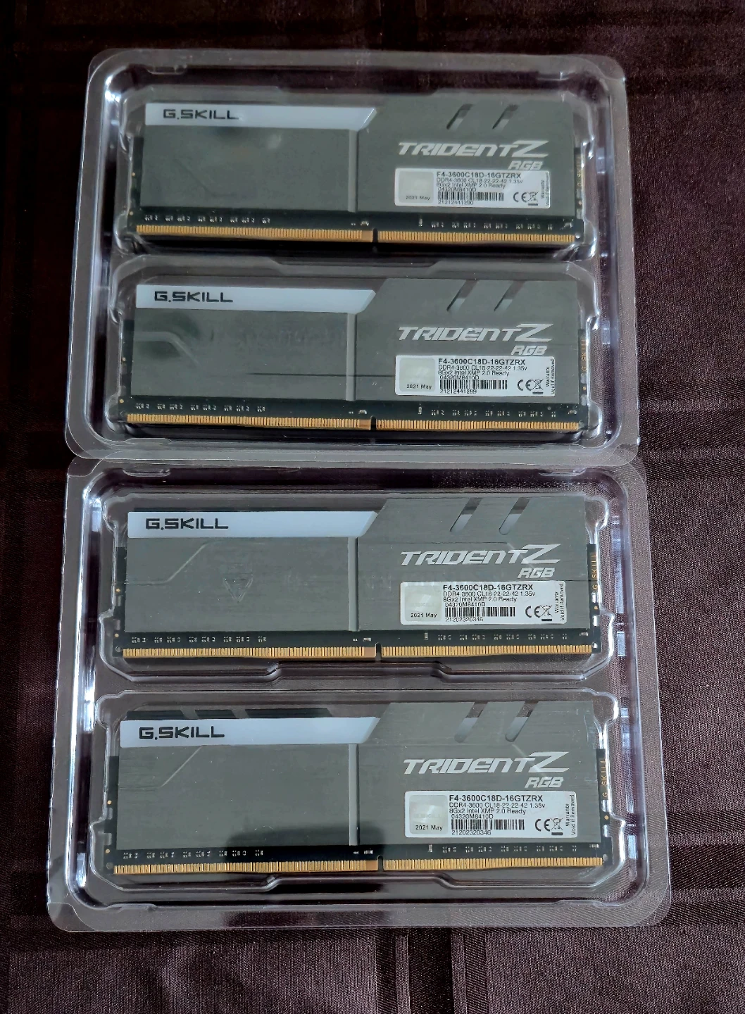 G.Skill Trident Z RGB DDR4 RAM 16GB (2x8GB) 3600MHz - photo 2