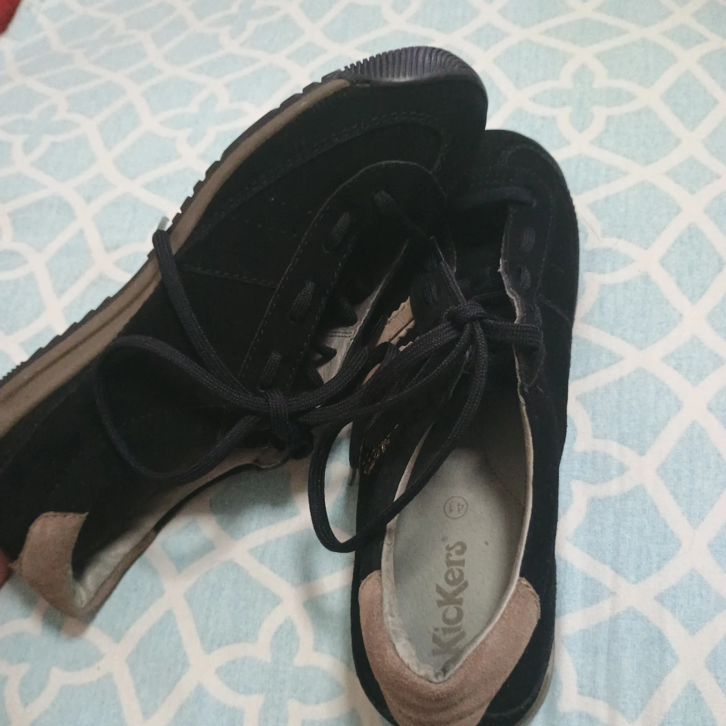 Kickers Black Suede Sneakers Size 41 - photo 4