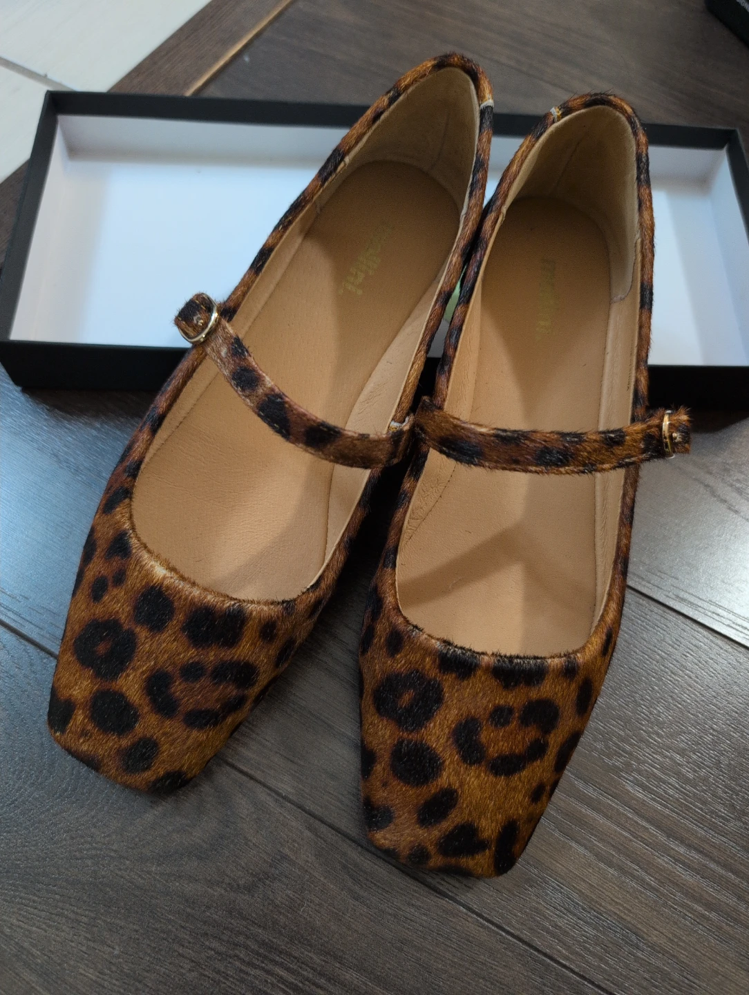 Mollini Tokena Leopard Print Mary Jane Flats - photo 2