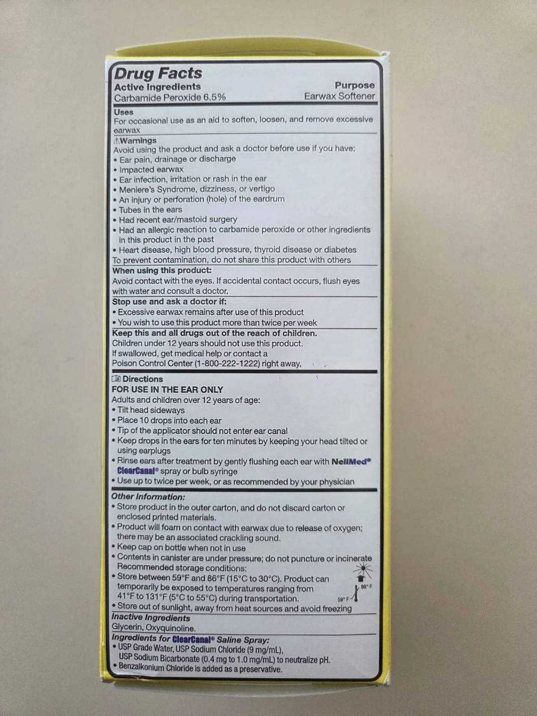 NeilMed ClearCanal (Exp 1/2026) Earwax Removal Kit (NEW) - photo 3