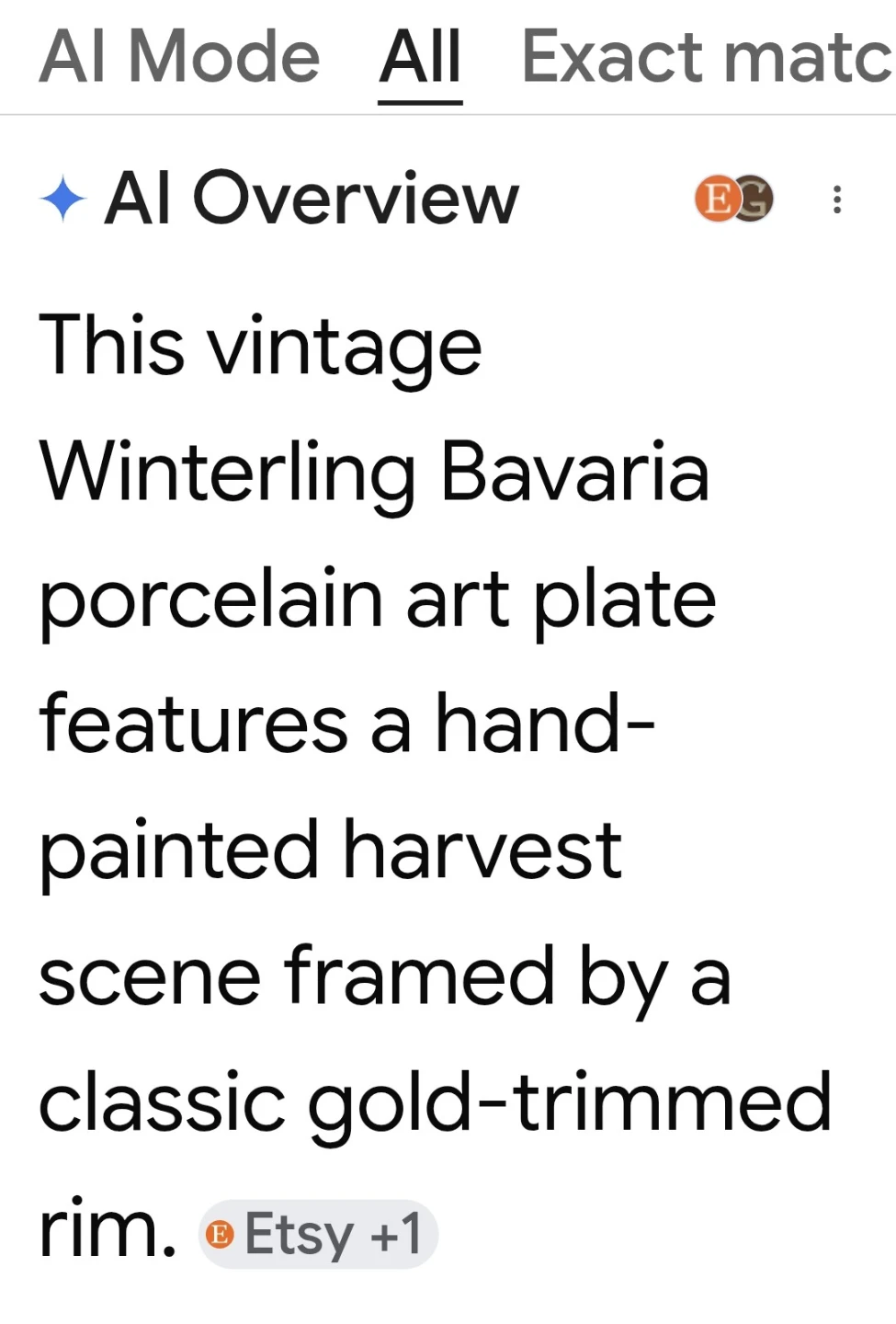 Winterling Bavaria Vintage Art Plate - photo 4