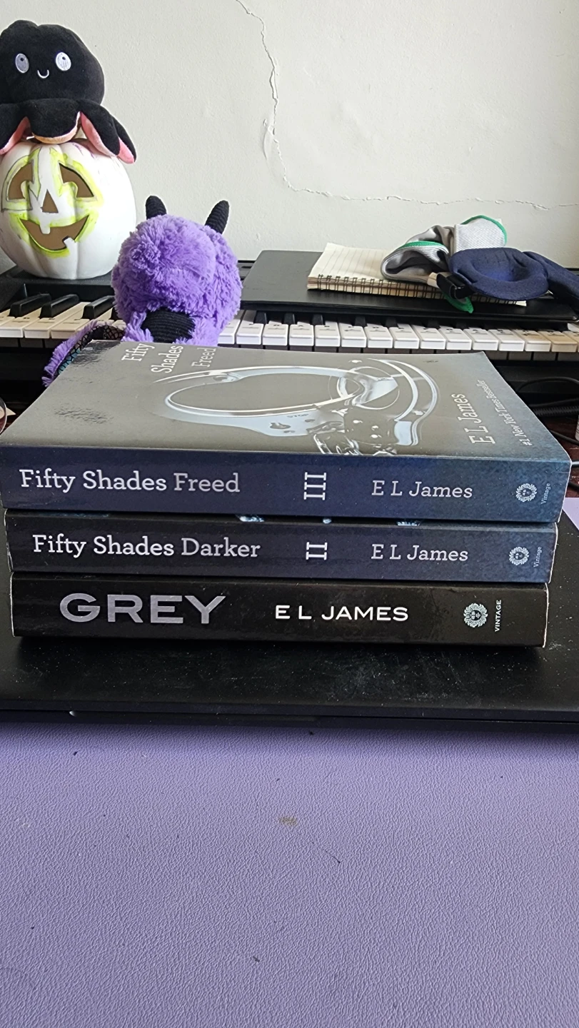 E L James Fifty Shades Trilogy Paperback Books