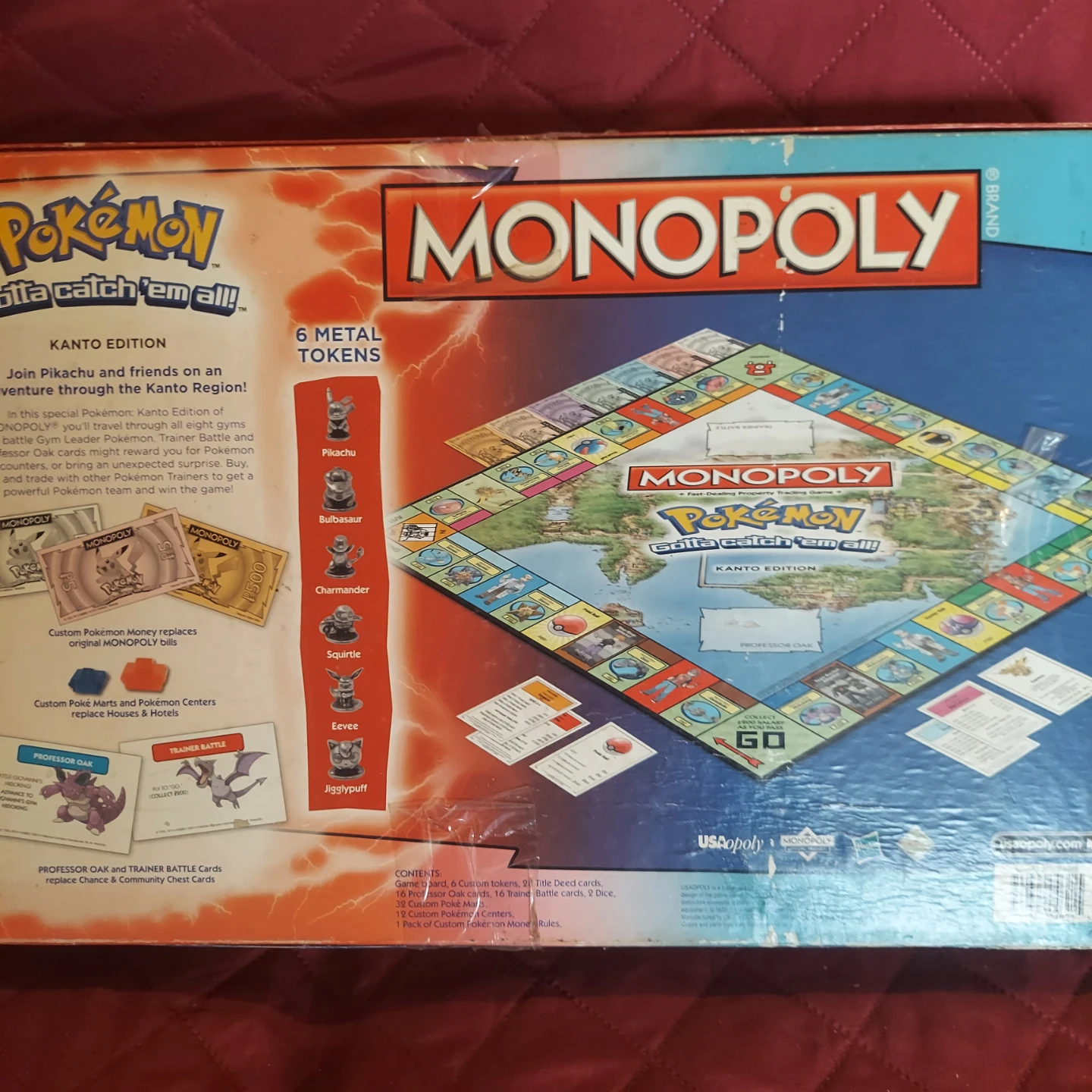 Pokemon Kanto Edition Monopoly Board Game - photo 4