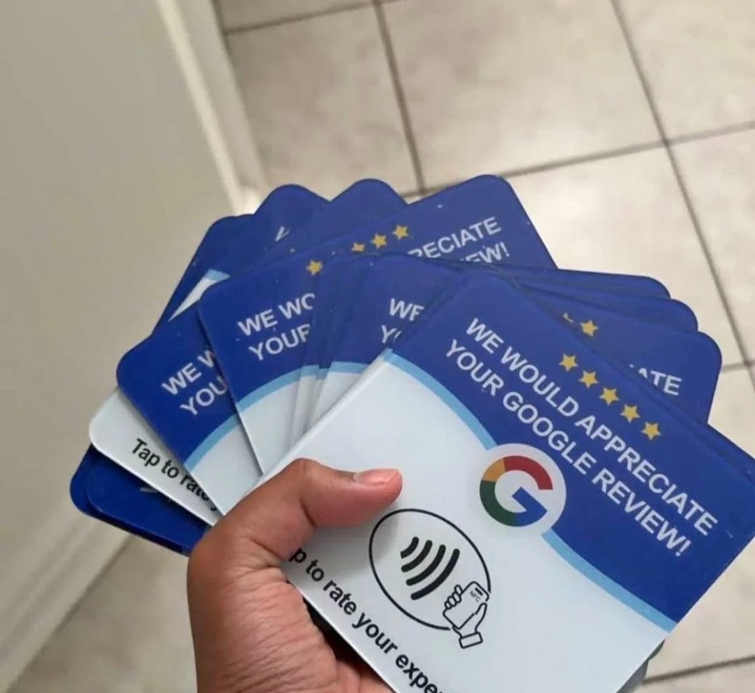 Google Review NFC Tap Card