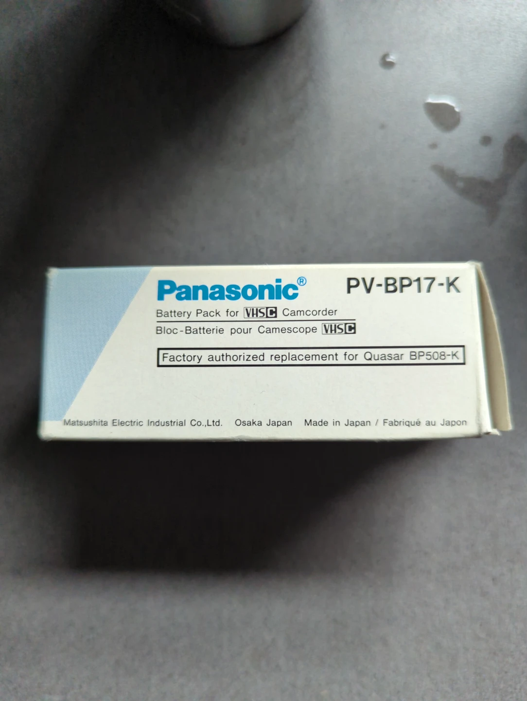 Panasonic PV-BP17-K Battery Pack 6V 2.4Ah - photo 2