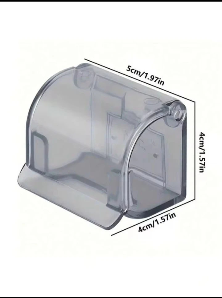 Razor Holder Wall Mount Clear - photo 2