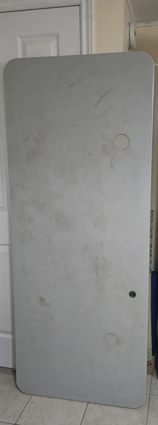 Grey Plastic Folding Table - Moving sale