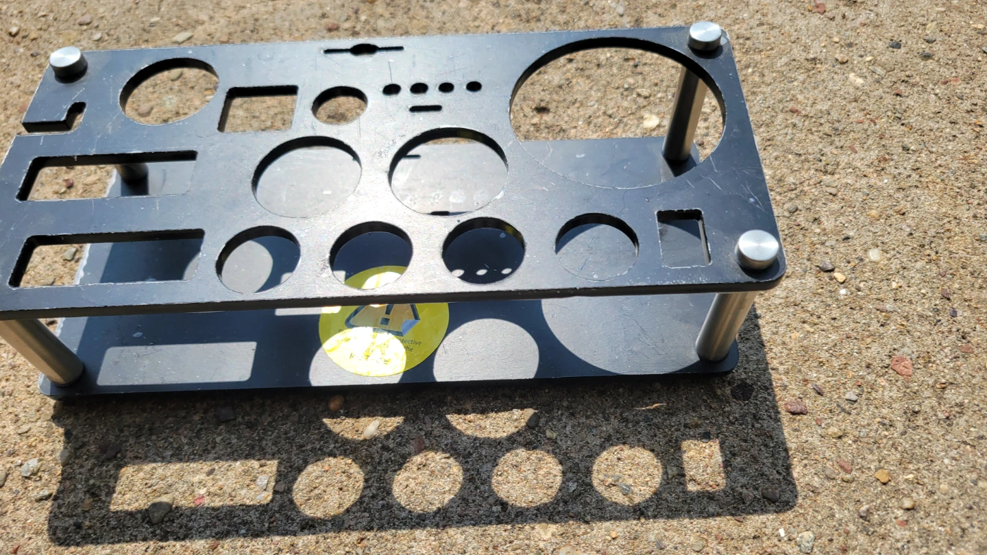 Black Metal Tool Holder Stand Organizer - photo 3