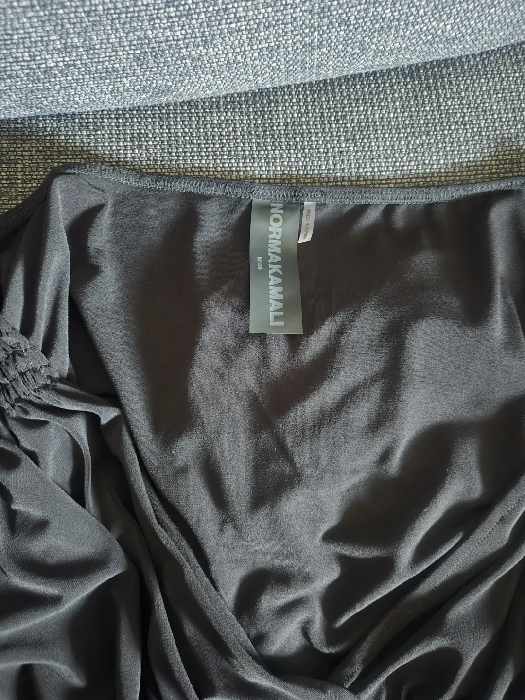 Norma Kamali Black Long Sleeve Tara Dress - photo 2