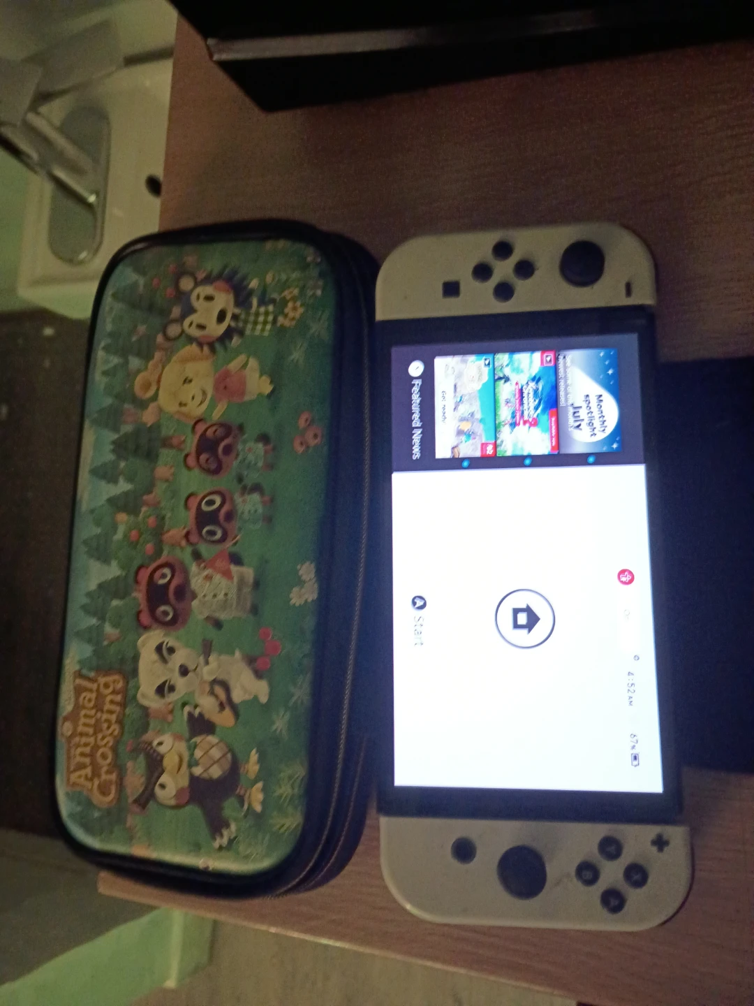 Nintendo Switch Animal Crossing Edition with Case
