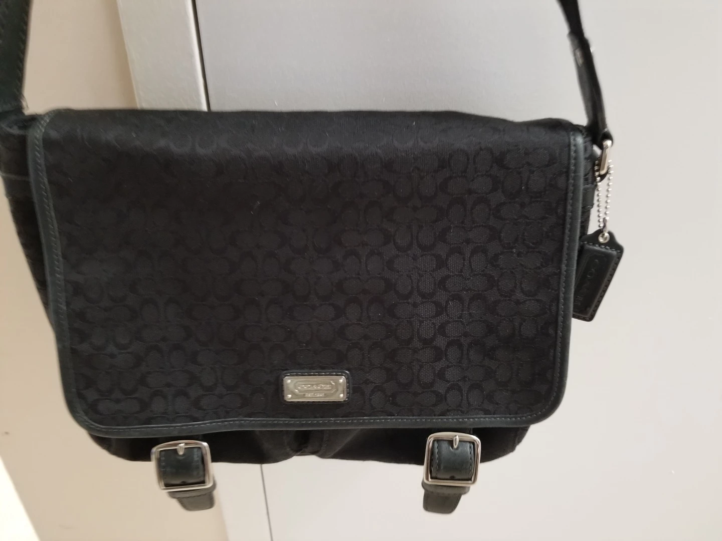Coach Signature Black Messenger Bag - photo 2