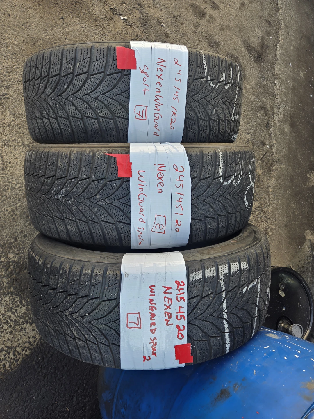 Nexen WinGuard Sport 245/45R20 Snow Tires (Set of 3)