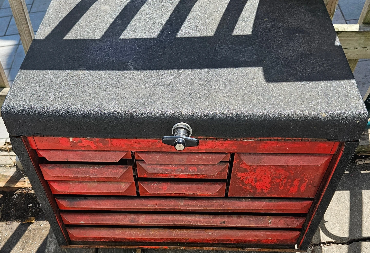 Vintage Tool Chest with Multiple Drawers