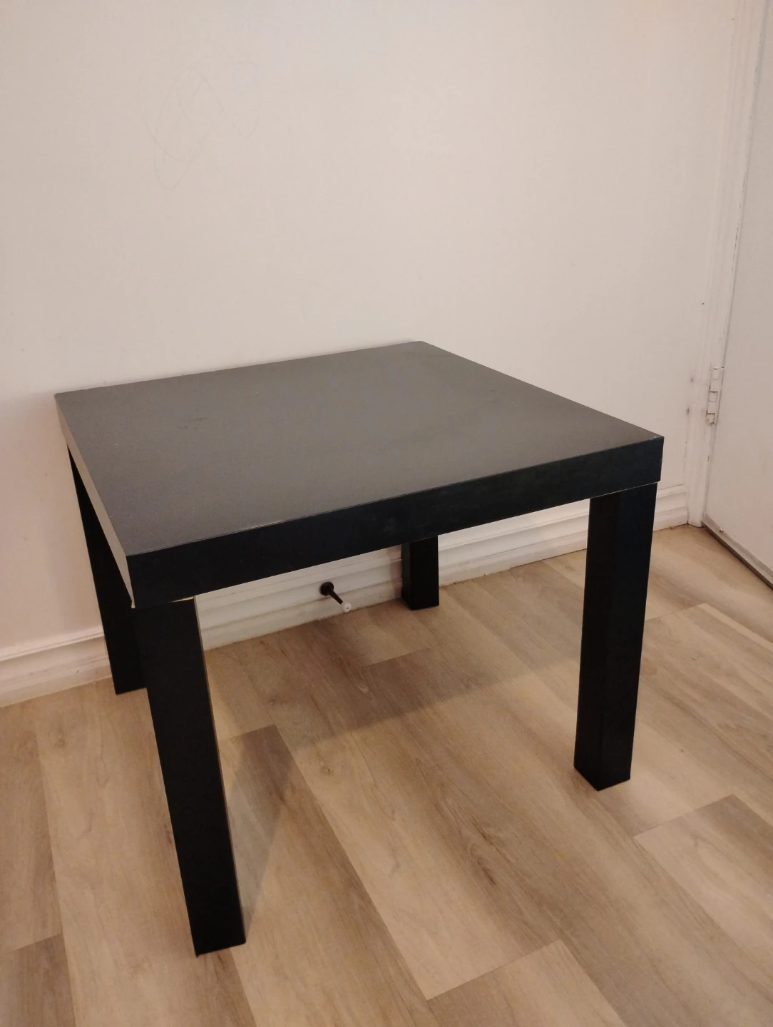 Ikea Black square side table
