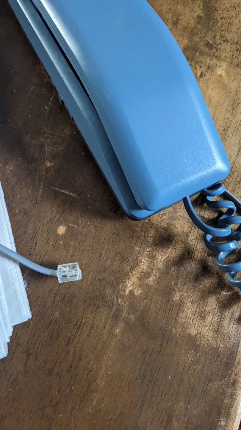 Vintage Blue Dial Telephone - photo 3