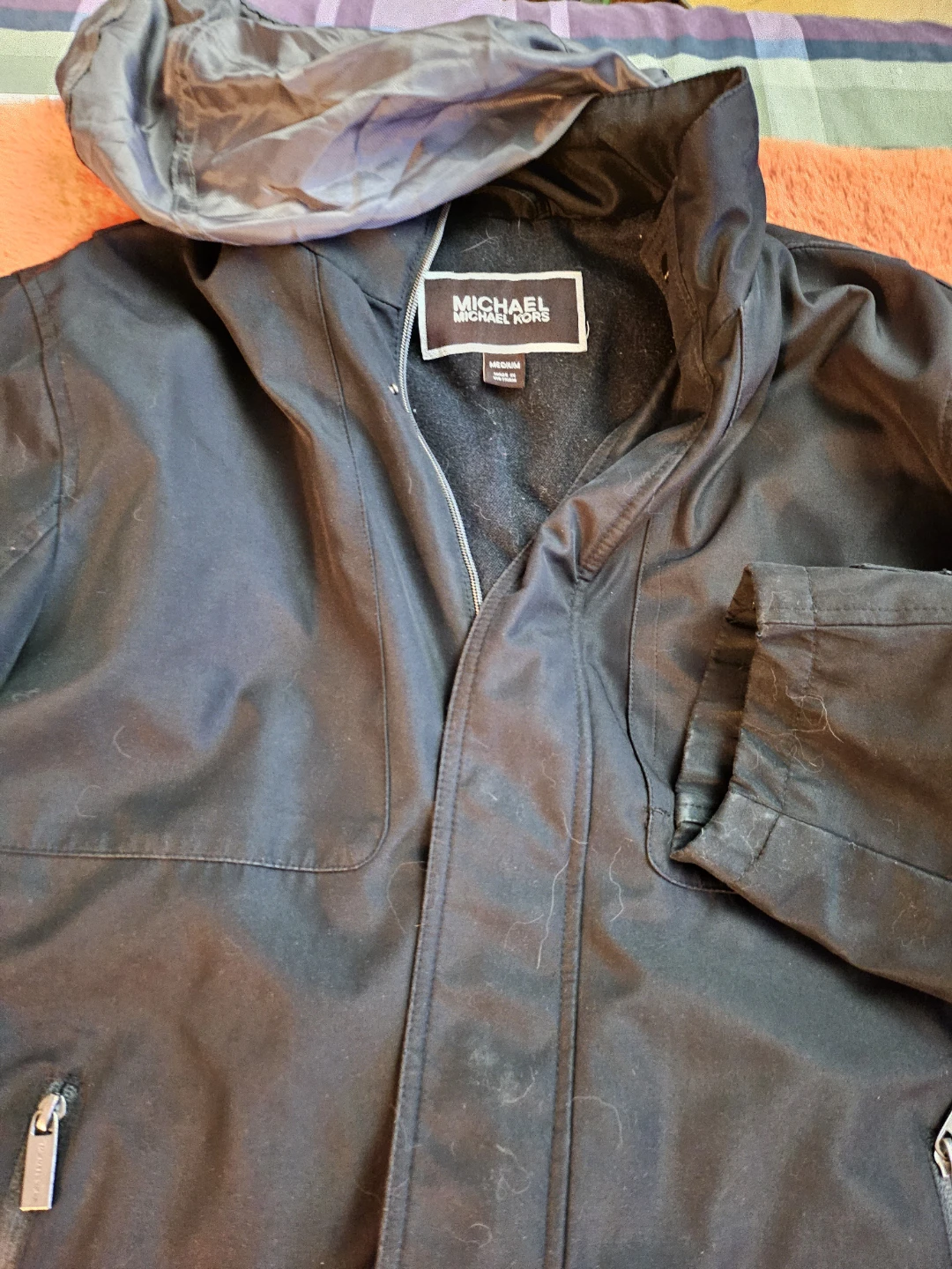 Size Small,Michael Kors Black Hooded Jacket - photo 2