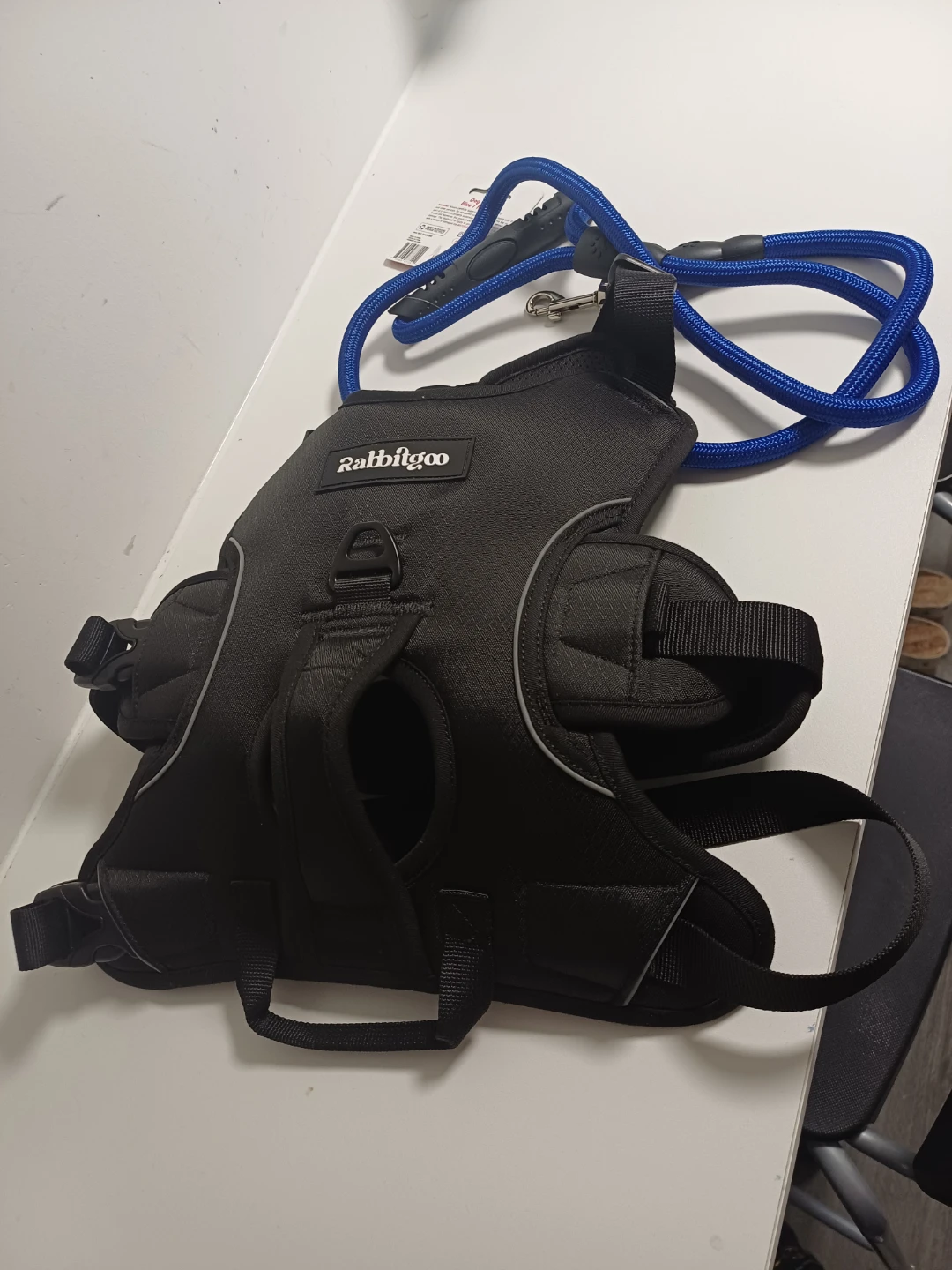 Large-Rabbitgoo Dog Harness with Free Leash