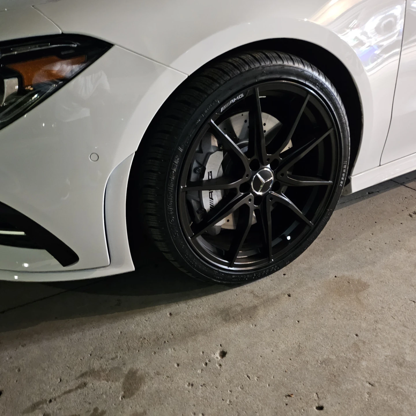 Mercedes-Benz AMG Satin Black Wheels and Tires