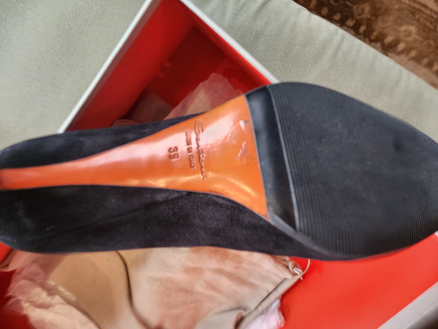 Santoni Black Suede Low Boot - photo 5