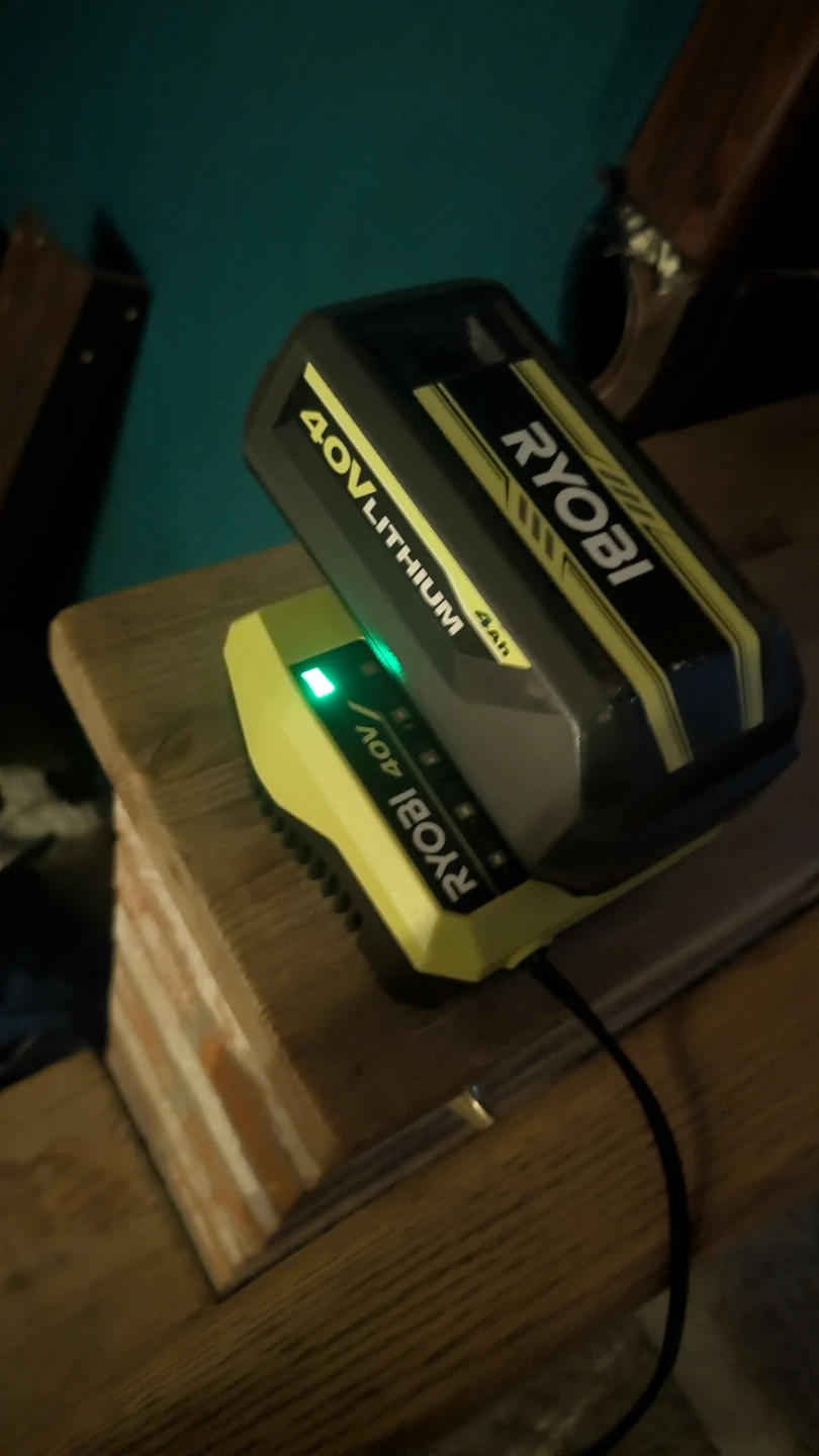 Ryobi 40V Lithium 4Ah Battery and Charger