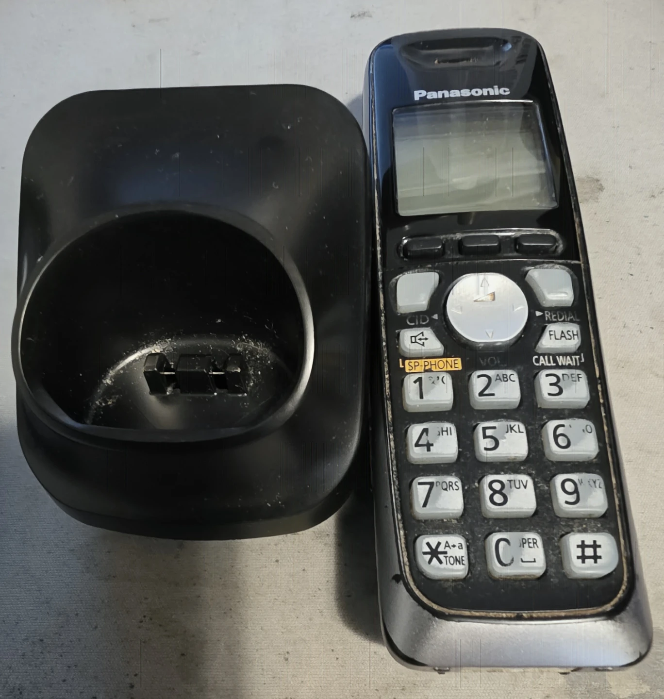 Panasonic Cordless Handset and Charging Base - photo 5