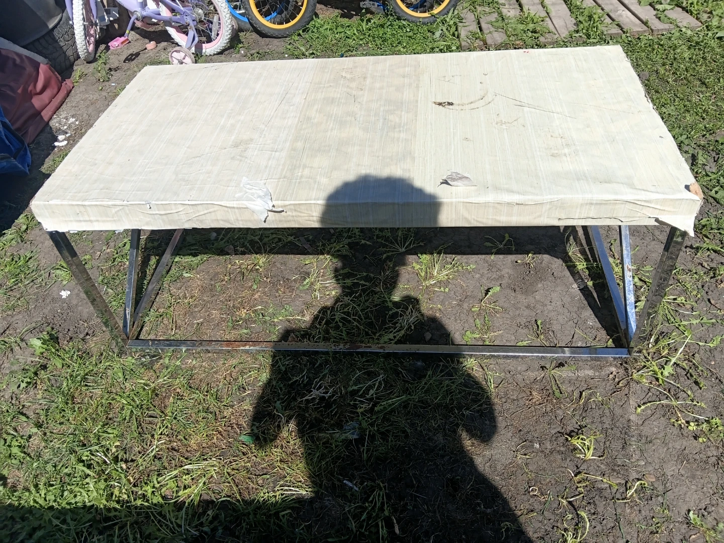Coffee Table with Metal Frame