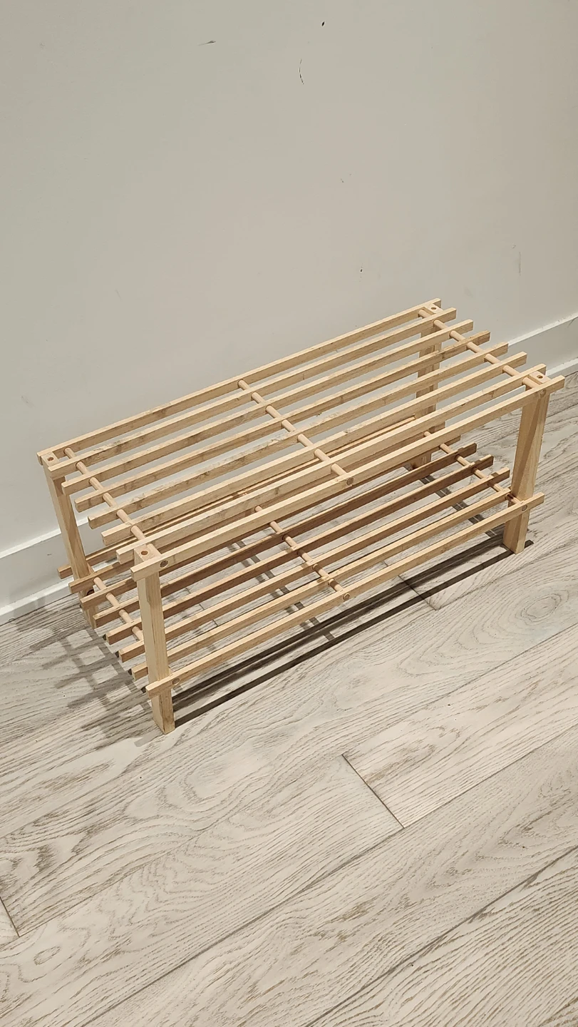 Wooden Shoe Rack