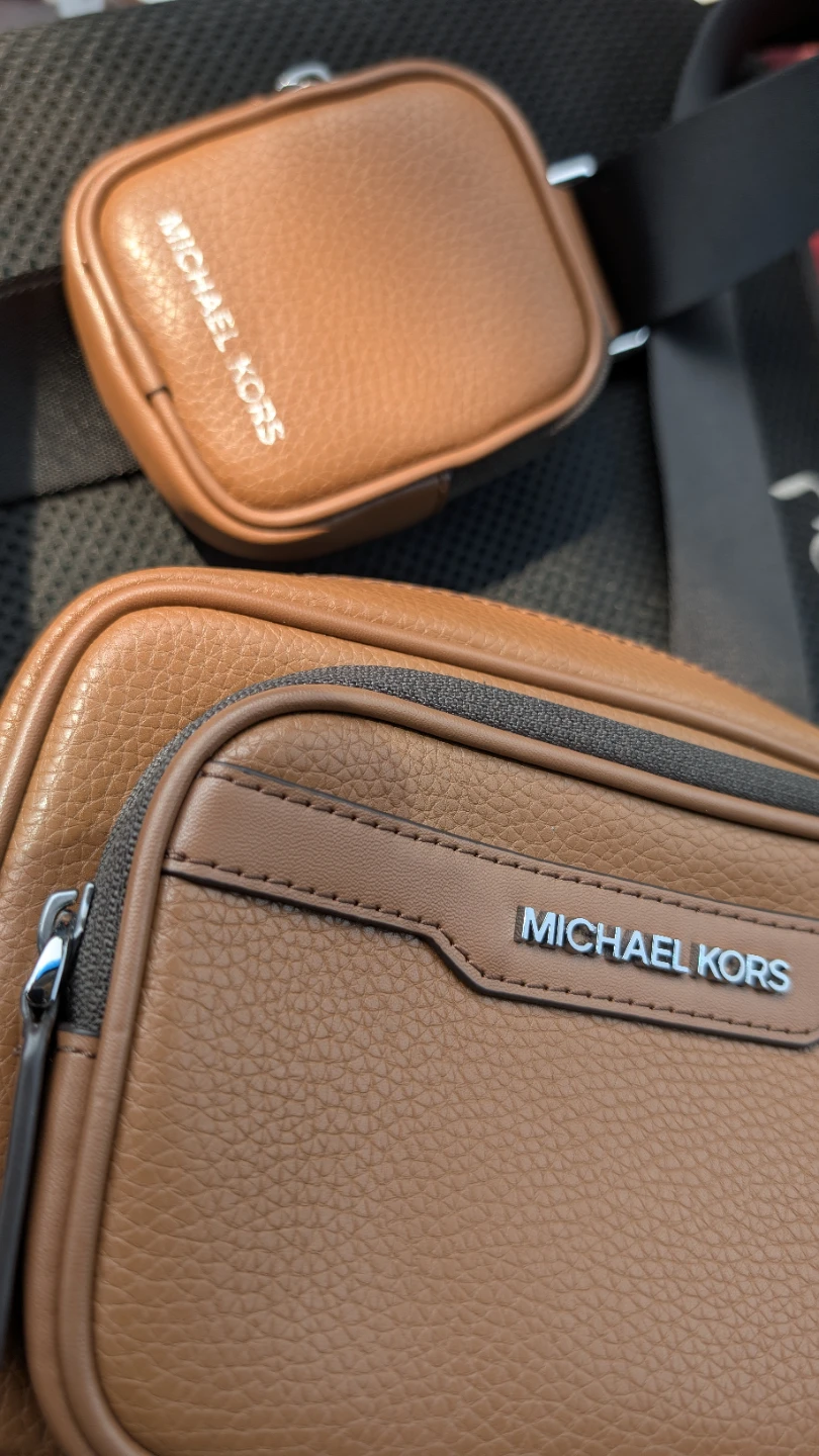 Michael Kors Brown Crossbody Bag with Pouch - photo 3