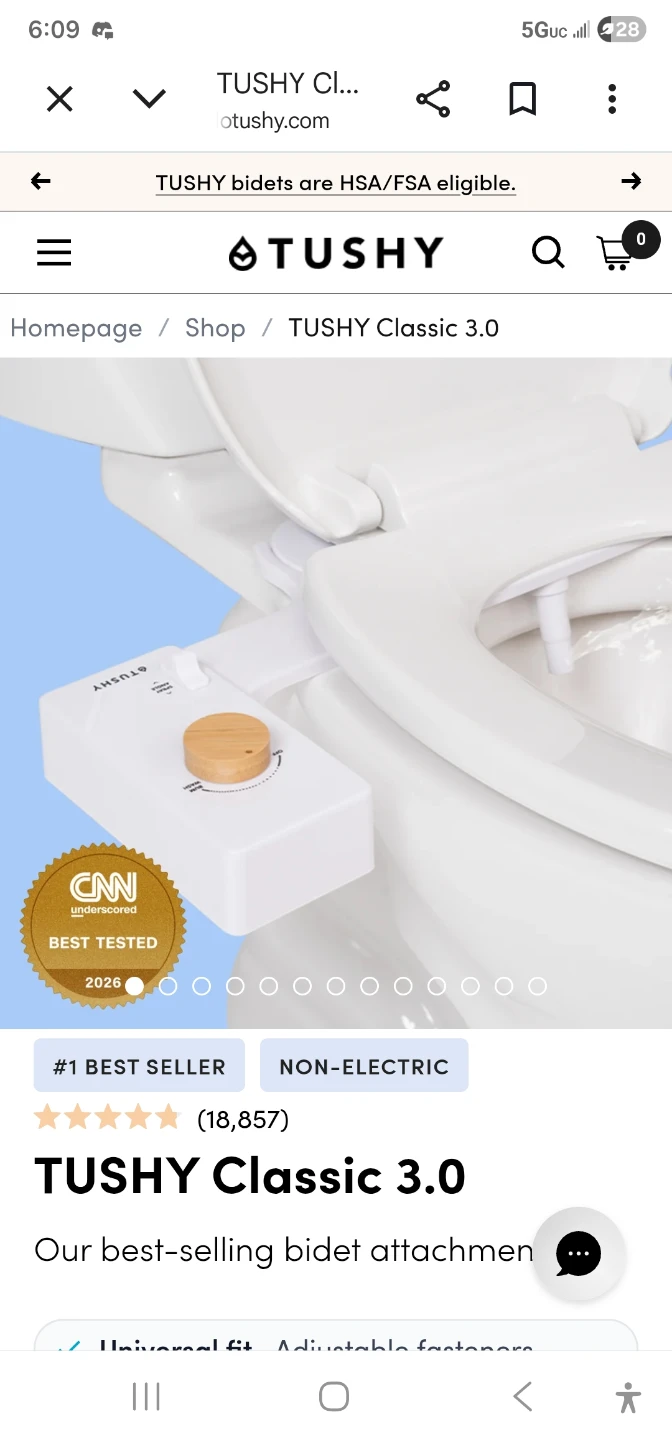 TUSHY Classic 3.0 Bidet Attachment - photo 5